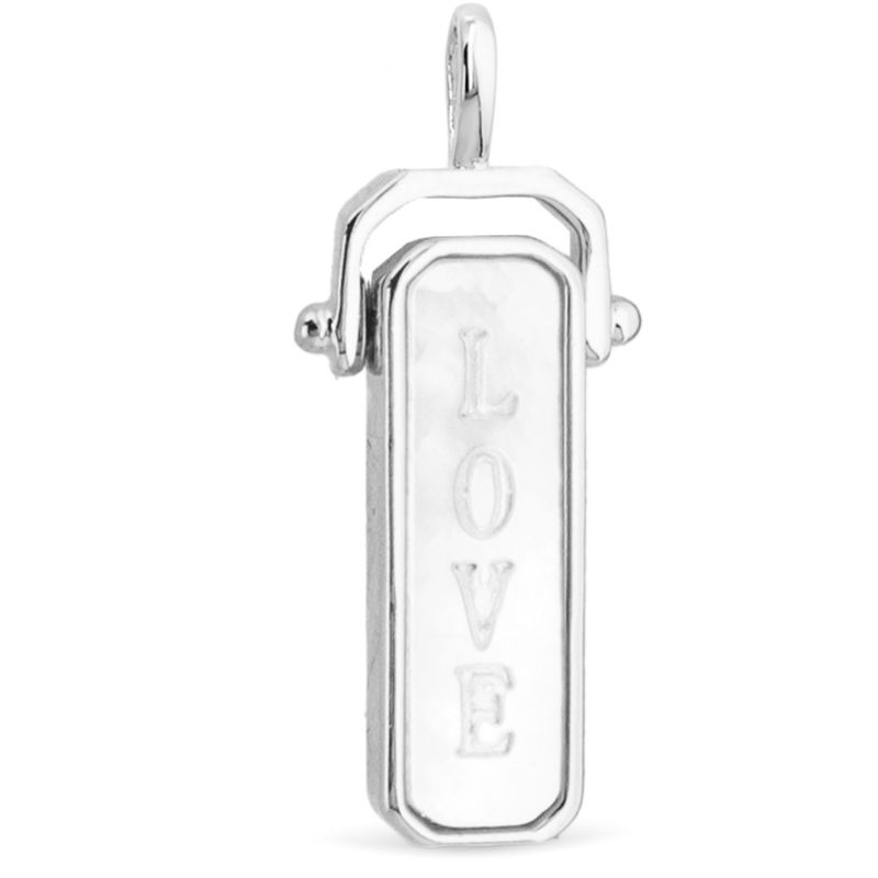Love Pendant Charm Silver